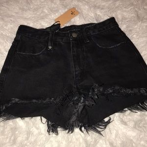 thrills denim shorts